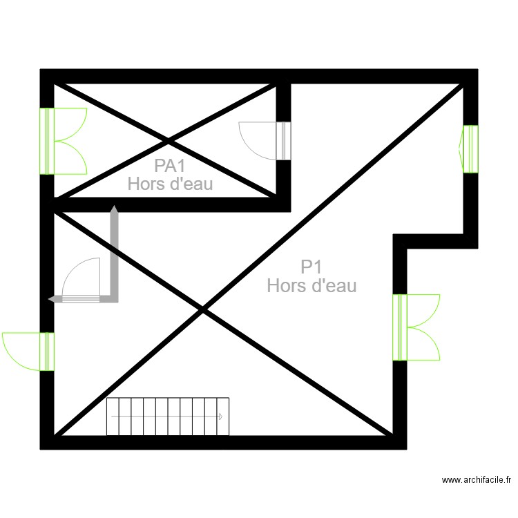 ABC0012logement. Plan de 0 pièce et 0 m2