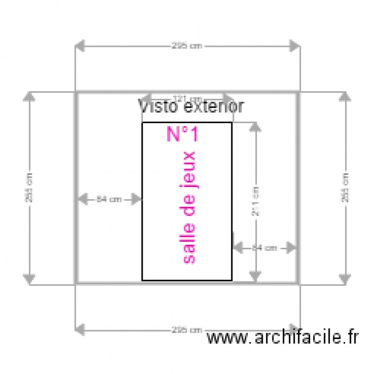 salle de jeux Maçon. Plan de 0 pièce et 0 m2