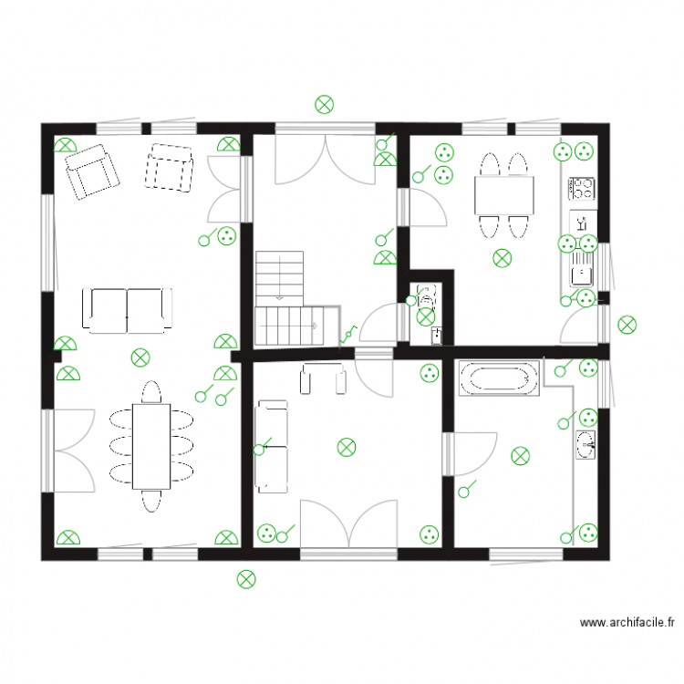 Maison Rez 3. Plan de 0 pièce et 0 m2
