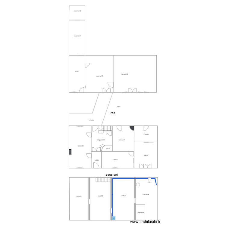 labas rdc ass. Plan de 0 pièce et 0 m2