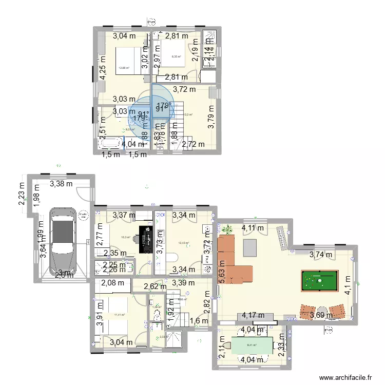 St Aygulf 3. Plan de 15  et 142 m²