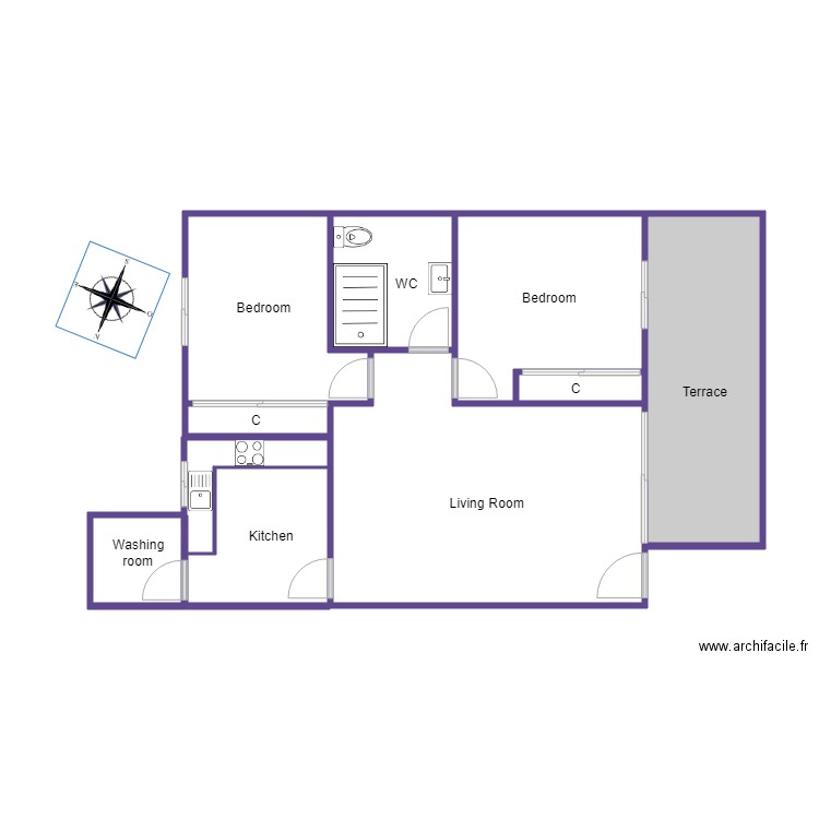 4870 Apiso 91 planta. Plan de 0 pièce et 0 m2