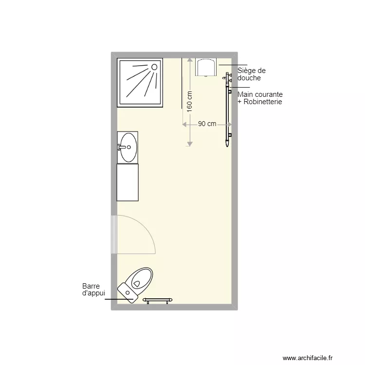 PICARD SDB projet. Plan de 