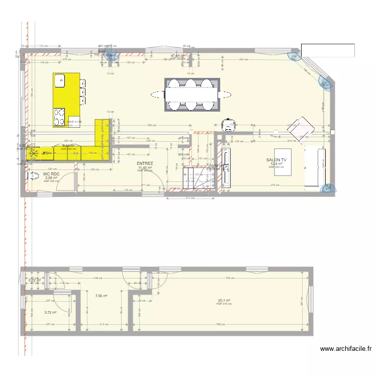 PLAN MAISON BALBRONN PROJETE 13. Plan de 