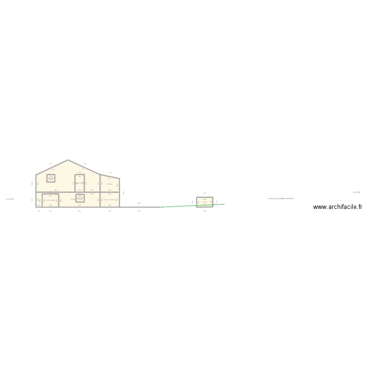 PLAN COUPE MAISON CHABANIERE 2. Plan de 0 pièce et 0 m2