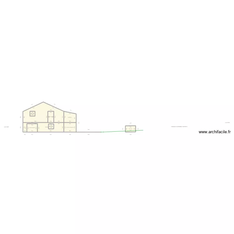 PLAN COUPE MAISON CHABANIERE 2. Plan de 