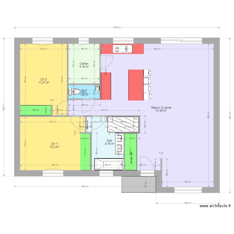 LESAGE DEWIMIMILLE. Plan de 0 pièce et 0 m2