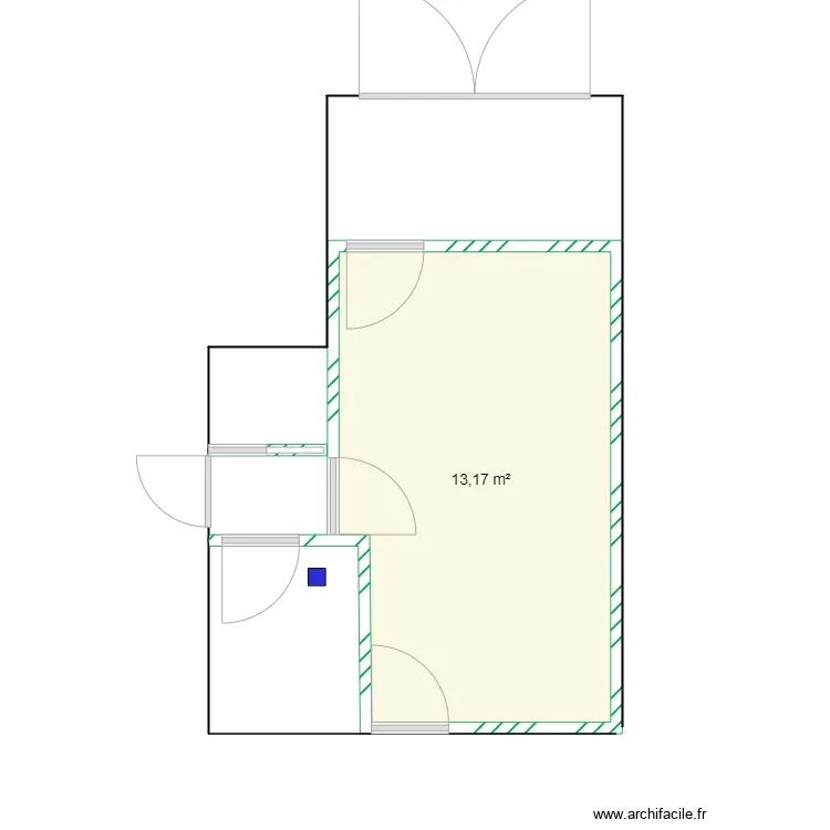 Garage Radenec 2. Plan de 