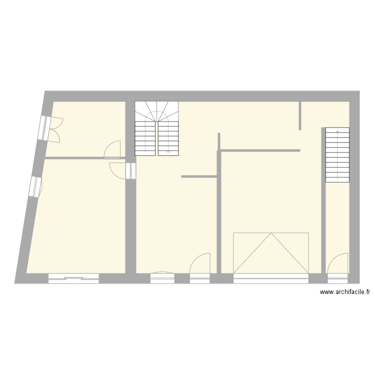 Izeaux Rch. Plan de 3 pièces et 121 m2