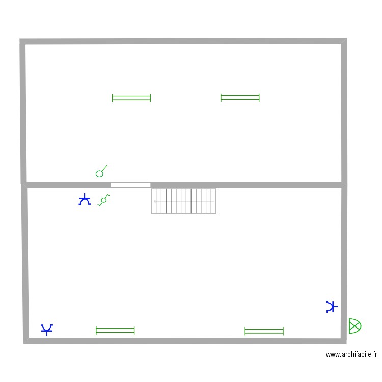 gouvy garage etage. Plan de 0 pièce et 0 m2