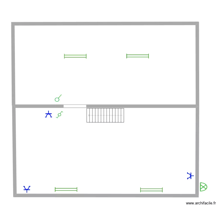 gouvy garage etage. Plan de 