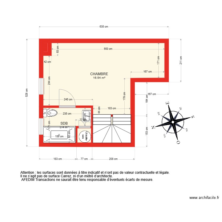 BI6356 1 ER ETAGE. Plan de 0 pièce et 0 m2