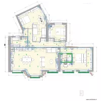 a base cot&eacute;e Jaures projet amandine final grande  chambre wc SDB sans les meubles 