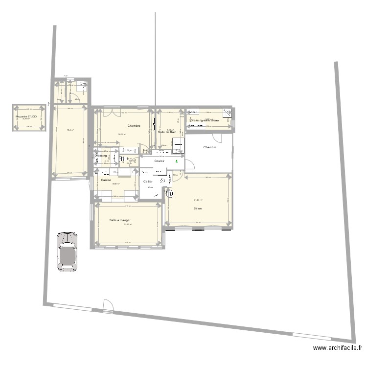 PLAN JAN2019 TRAVAUX. Plan de 0 pièce et 0 m2