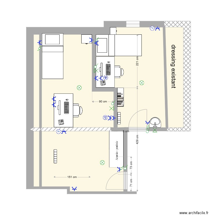Centre11 Draguet Am Etage v4. Plan de 0 pièce et 0 m2