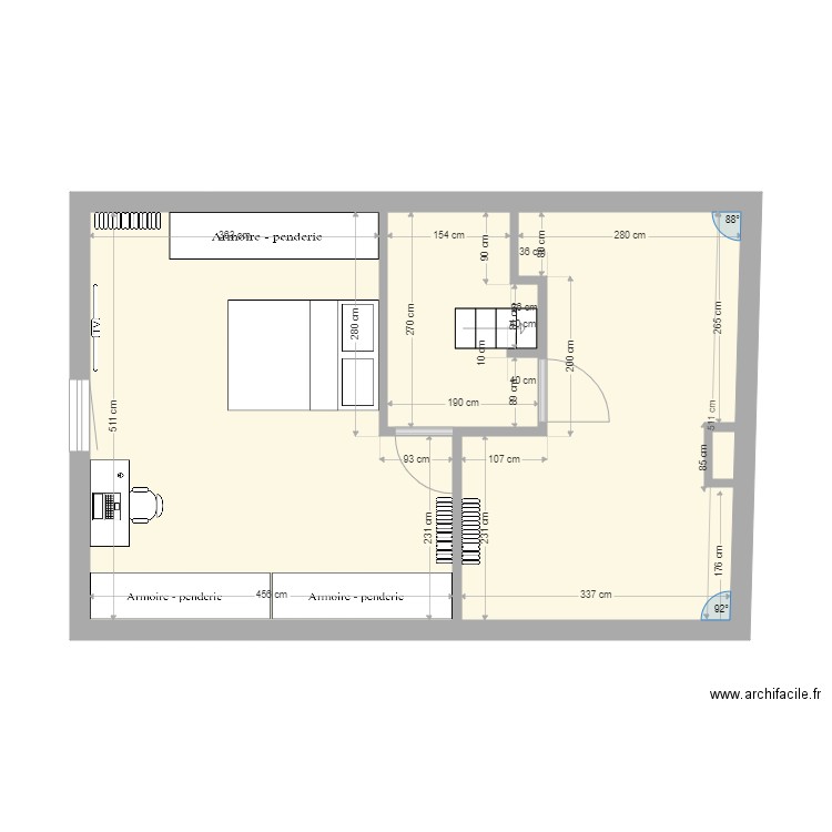 COMBLES St Amand . Plan de 0 pièce et 0 m2