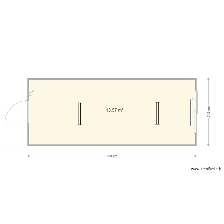 Plan standard 15 m2 Pignon Pignon. Plan de 0 pièce et 0 m2