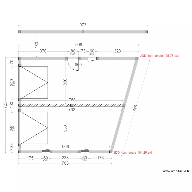 GOUMET ELEVATION GARAGE. Plan de 
