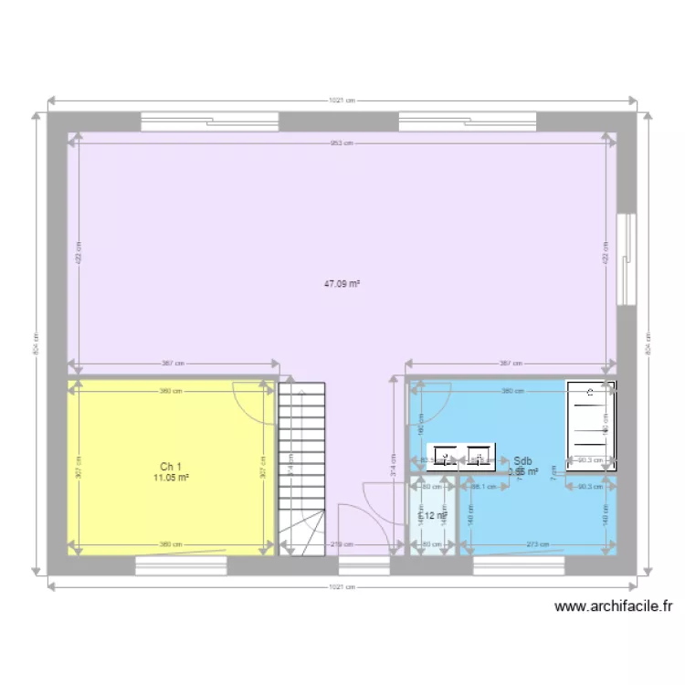 FACHE CUBIC. Plan de 