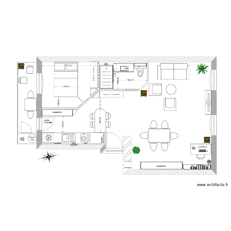 Chloe base 5c. Plan de 0 pièce et 0 m2