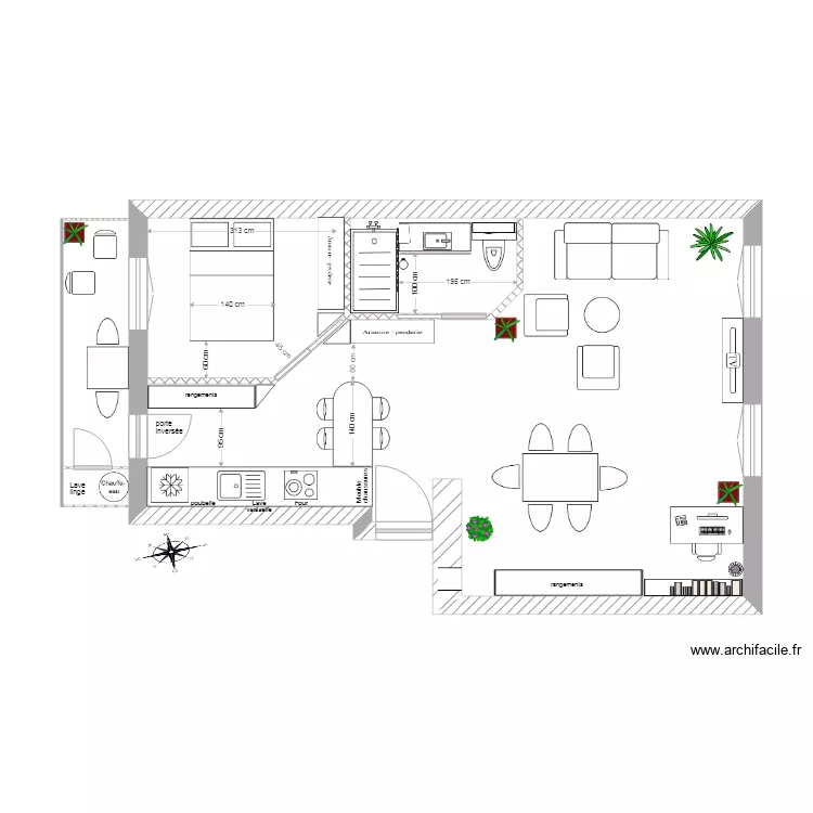 Chloe base 5c. Plan de 
