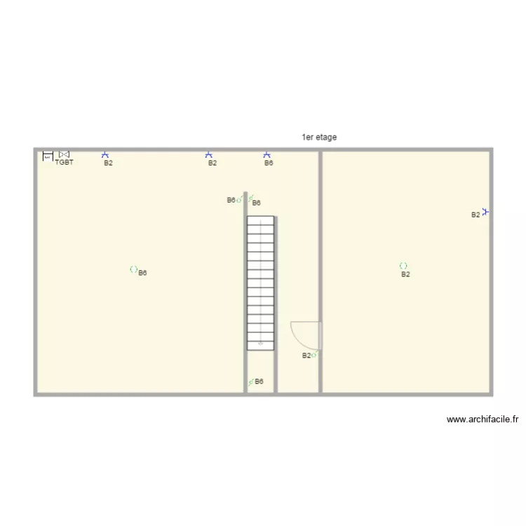 Hubert delfosse 29 1er. Plan de 