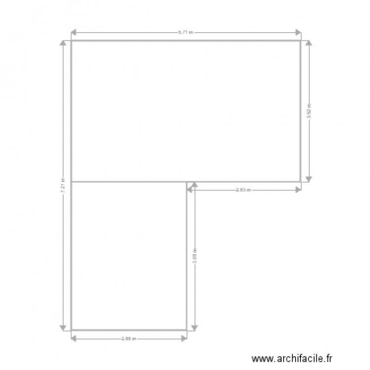 salon salle à manger. Plan de 0 pièce et 0 m2