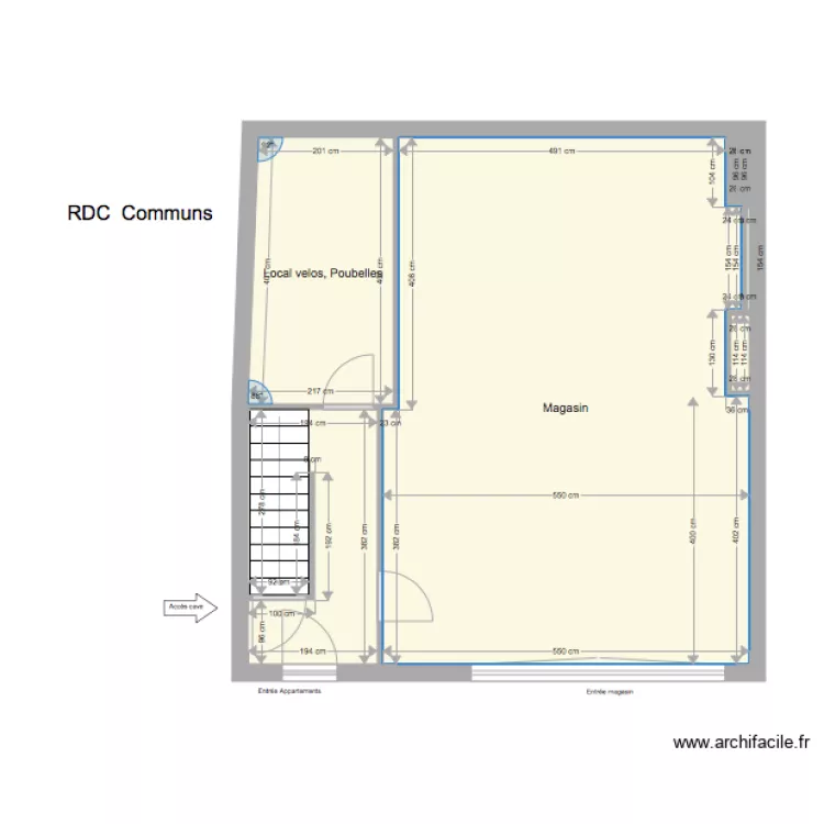 CARNOT RDC plus Communs. Plan de 