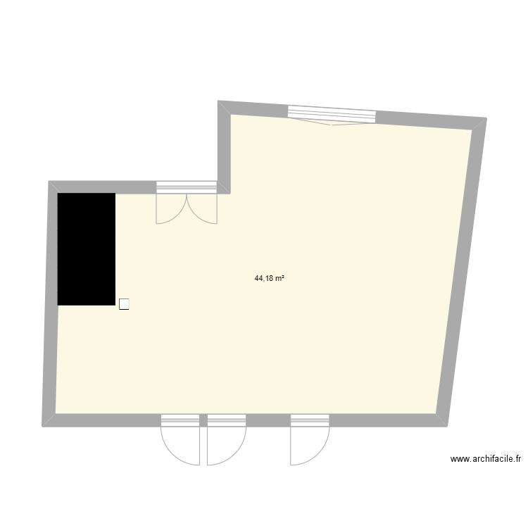 aime. Plan de 0 pièce et 0 m2