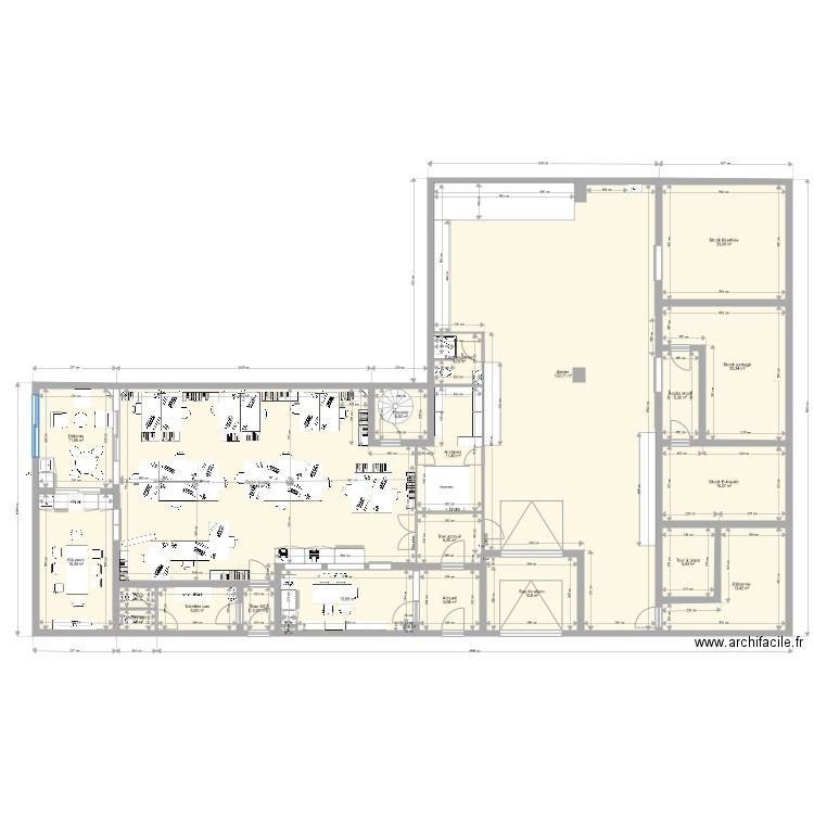 Case G mesures revues meublé. Plan de 0 pièce et 0 m2