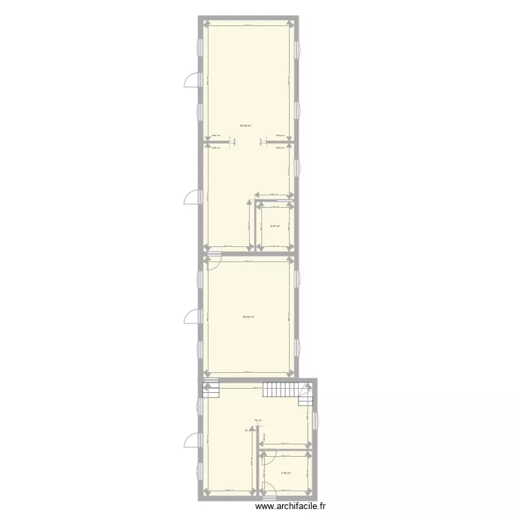 Ecole Les Loges Marchis. Plan de 