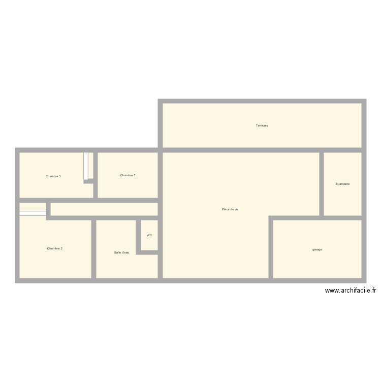 CROQUIS GUITARD BESSINES. Plan de 0 pièce et 0 m2