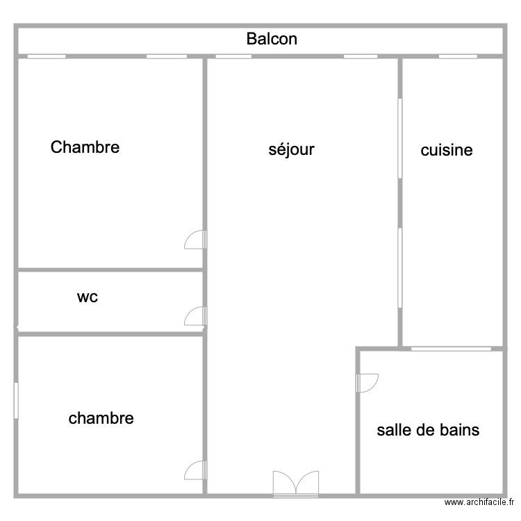 pierre Guerin. Plan de 5 pièces et 507 m2