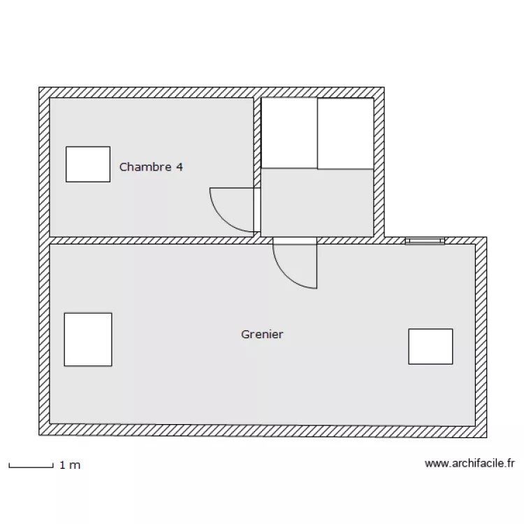 gembloux 2eme &eacute;tage . Plan de 