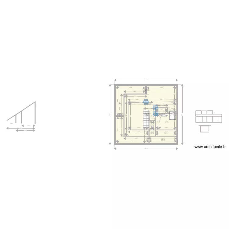 am&eacute;nagement. Plan de 