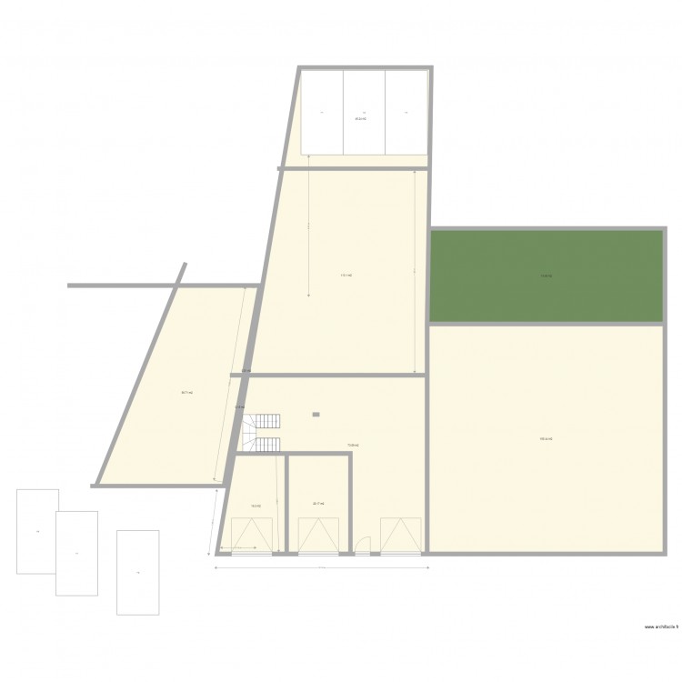 CHAVENAY Projet surélévation BOX Br salim. Plan de 0 pièce et 0 m2