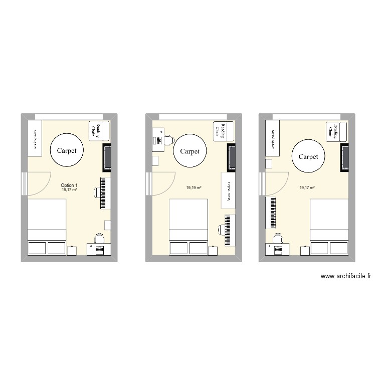 Chambre Kamperstraat. Plan de 0 pièce et 0 m2
