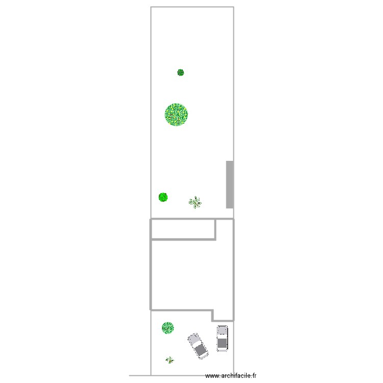 plan de masse projeté 2 loin. Plan de 0 pièce et 0 m2