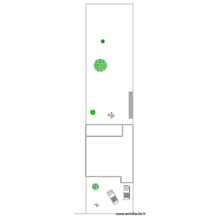 plan de masse projet&eacute; 2 loin. Plan de 