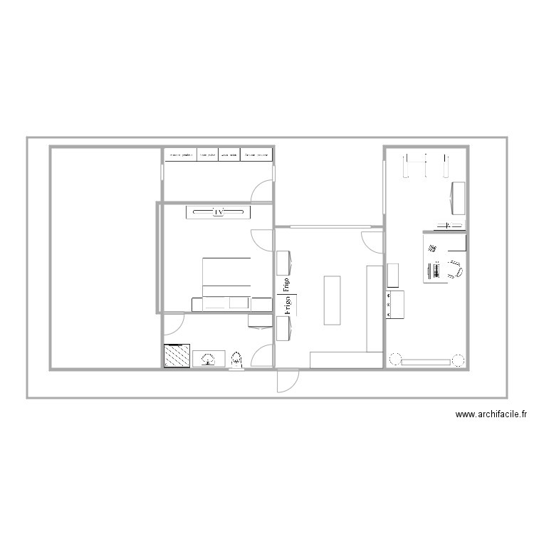 TERRAIN RATE 06. Plan de 8 pièces et 281 m2