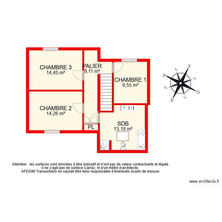 BI 9212 ETAGE . Plan de 0 pièce et 0 m2