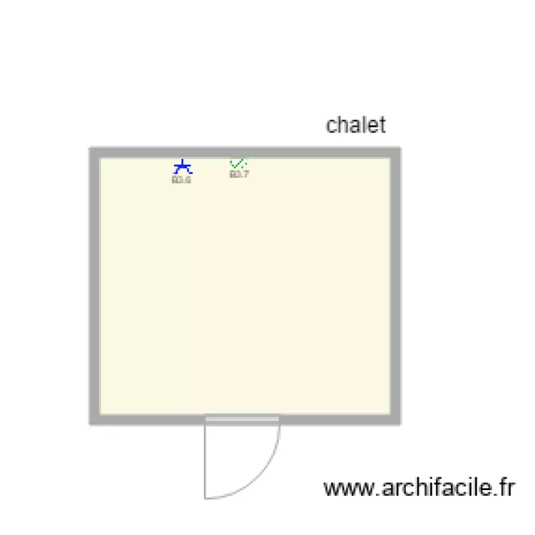 Vottem maison chalet. Plan de 