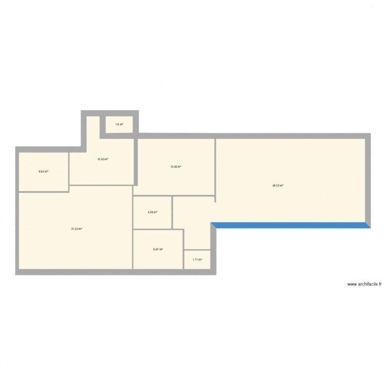 Agrandissement HF. Plan de 0 pièce et 0 m2