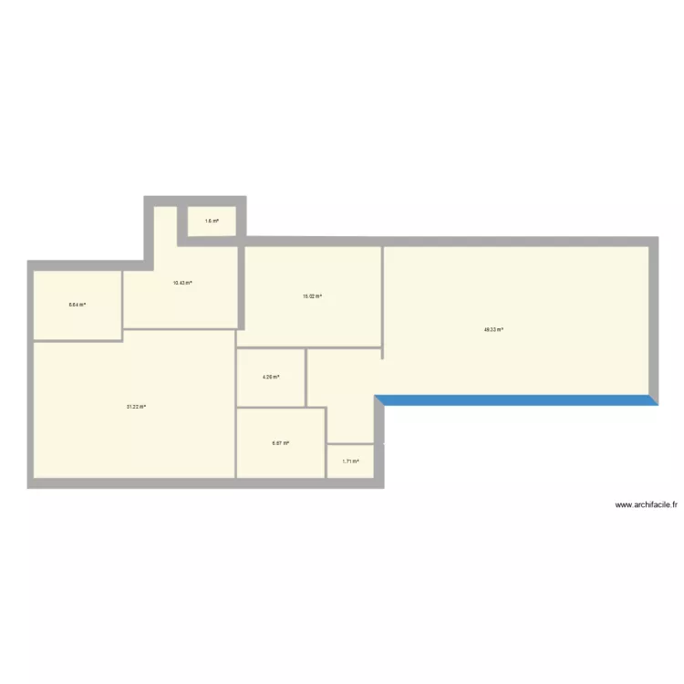 Agrandissement HF. Plan de 