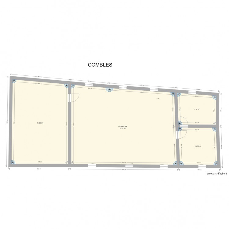 RDC . Plan de 0 pièce et 0 m2