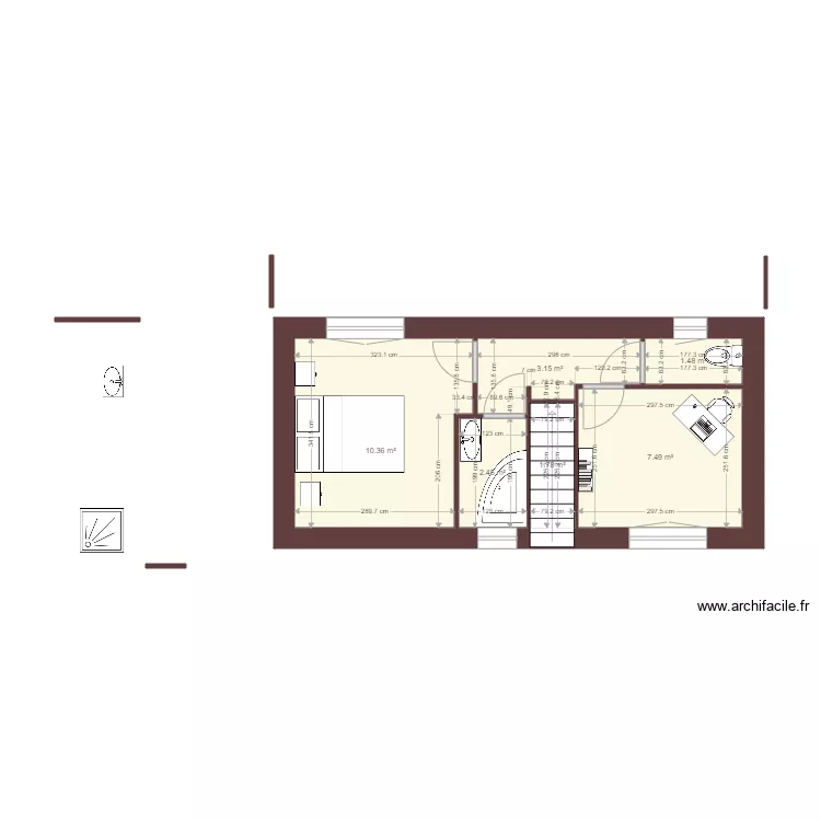 etage 124. Plan de 