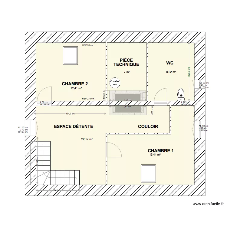&eacute;tage Pr&eacute;chac 2&egrave;me option. Plan de 