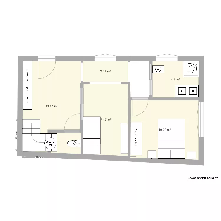 Bis bas Garazi. Plan de 