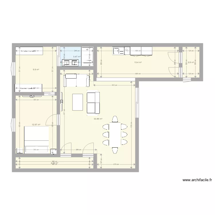Future Maison possibilit&eacute; 3. Plan de 