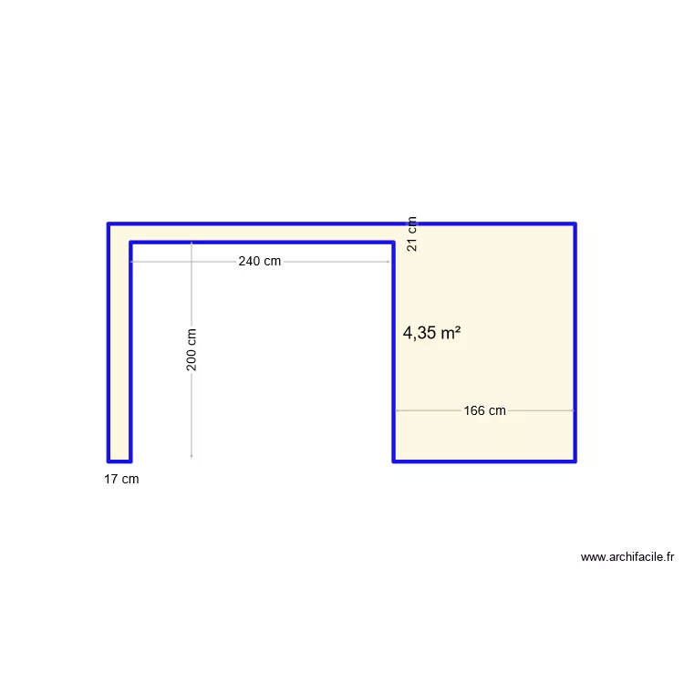 Porte sectionnelle. Plan de 